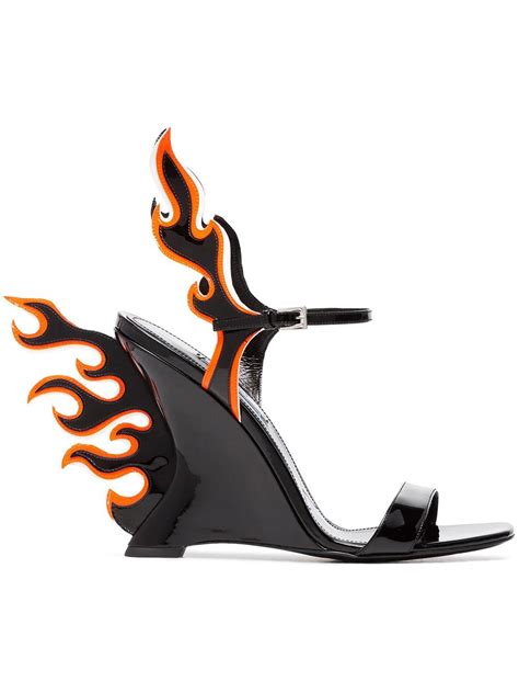 prada shoes fire|Prada's Flame Heels Are Lighting Up the Internet .